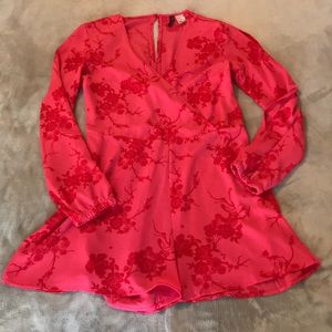 Pretty in Pink Floral Romper